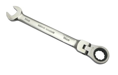CUSTOR Flexible Insert Ring Ratchet Wrench, 13mm