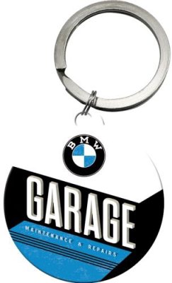 ART NOSTALGIQUE Porte-clés Bmw Garage