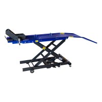 MAMMUTH Compact Lift Table For Mopeds And Scooters, Manual Foot Pump, Cross, 360kg