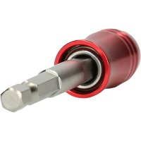 KS-TOOLS 1/4" (6,3mm) 2-in-1 Snelwissel Bithouder/dophouder