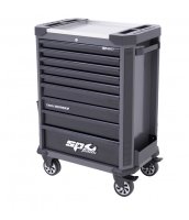 SP TOOLS Tool Cart Tech Series, 9 Drawers, 366-Piece, Black Handles