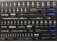 SP TOOLS Tool Cart Tech Series, 9 Drawers, 366-Piece, Black Handles