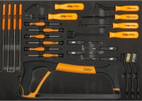 SP TOOLS Gereedschapswagen Custom Serie, 14 Laden Xl, 327-delig, Rode Handgrepen