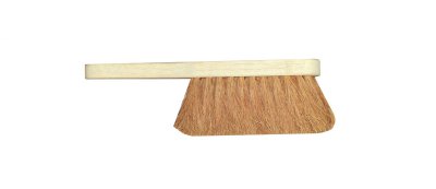 Houten Handveger Met Kokosharen, 31 Cm
