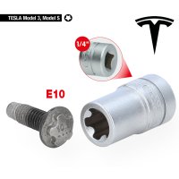 KS-TOOLS 1/4" Dop Met Speciaal Profiel Voor Tesla, E10