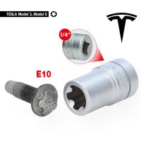 KS-TOOLS Capuchon 1/4" Avec Profil Spécial Pour Tesla, E10