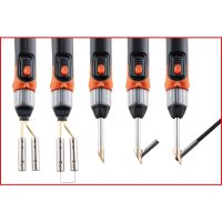 KS-TOOLS Set De Réparation En Plastique Avec Fer à Souder à Piles, 134 Pièces