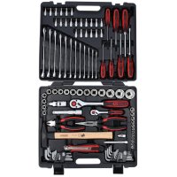 KS-TOOLS 1/4"(6.3mm)+1/2"(12.5mm) Universal Tool Set In Case, 97-piece