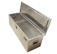TOOLBOX4YOU Storage Box Chequer Plate Large, 1230x380x380mm