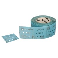 MIRKA Galaxy Bandes Abrasives En Rouleau, 70x70mm, Velcro Multi, P120 (146pcs/rouleau)