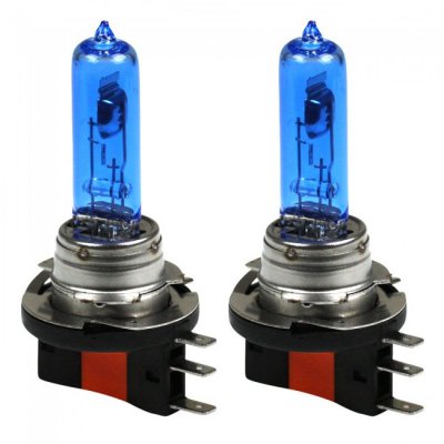 GP THUNDER H15 bulb set - Xenon Look (white-blue) 7500k