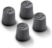 VALVE CAPS FOR IDENTIFICATION STRIP OF 4 CAPS RV,LV,LA,RA