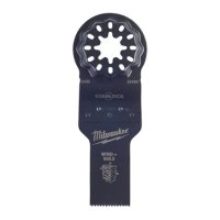 MILWAUKEE Multitool Snijblad, 28x47mm, Voor Hout & Bi-metaal(1st)