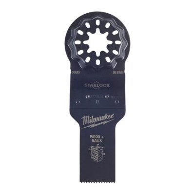 MILWAUKEE Multitool Cutting Blade, 43x47mm, For Wood & Bi-metal (1st)