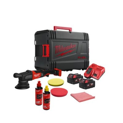 MILWAUKEE M18 Fuel Eccentric Polisher, 125mm, Orbit15mm, M18 Frop15-502x Kit