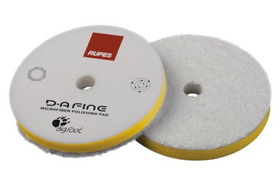 RUPES Microfiber D-a Fine, Medium, Ø130mm, Geel 