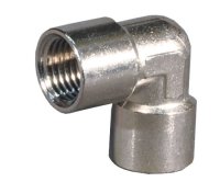 DELTACH Pneumatic L-piece 2 X 3/8" (10mm) Interior thread