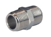 DELTACH Perslucht Koppelstuk Buitendraad 1/4" (6,3mm) X 1/4" (6,3mm)