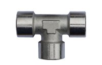 DELTACH Perslucht T-stuk 3 X 3/8" (10mm) Binnendraad