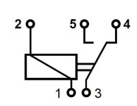 Wissel Relais 12v 30-40a, 5-polig | Ripca 203227