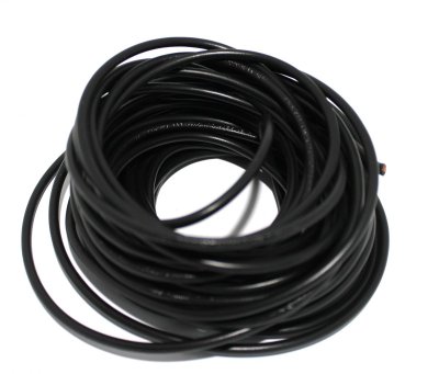 Kabel Pvc 4mm²x5m Zwart, 1-aderig