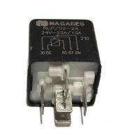 Changeover relay 24v 20/10a 5p