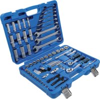 BGS TECHNIC Socket Wrench Set Inch Sizes, Wrenches, Bits And Sockets, 92-piece