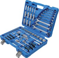 BGS TECHNIC Socket Wrench Set Inch Sizes, Wrenches, Bits And Sockets, 92-piece