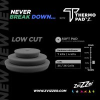 ZVIZZER Thermo Pad, Fine Cut, Black Ø90/20/80mm (1st)