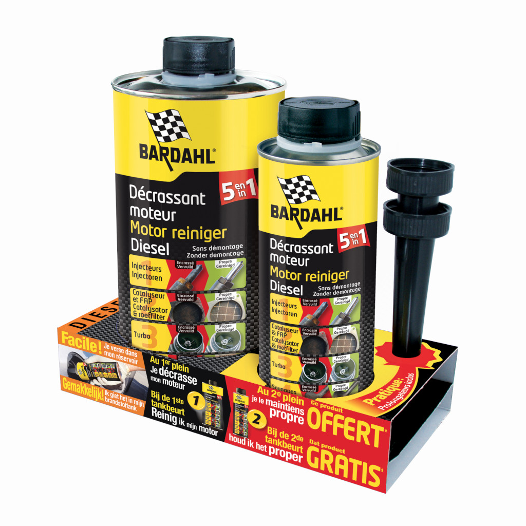 BARDAHL Nettoyant Moteur Diesel 5in1 Promotion, Additif De