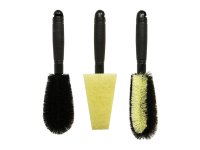 CARPOINT Wheel Brush Set, 3-piece