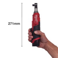 MILWAUKEE M12 Fuel 3/8" (10mm) High Speed Ratchet Wrench, 47 Nm, M12 Fhir38-0 (Gear Only)