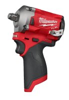 MILWAUKEE M12 Fuel™ 1/2" (12.5mm) Subcompact Impact Wrench, 339 Nm, M12 Fiwf12-0 (Single Appliance)