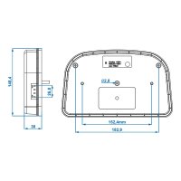 PROPLUS Achterlicht Rechts 6 Functies In Led, 12v/24v, 240x150mm