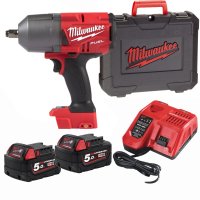 MILWAUKEE M18 Fuel™ 1/2" (12,5mm) Slagmoersleutel Met Frictiering, 1356 Nm, M18 Fhiwf12-502x, Kit