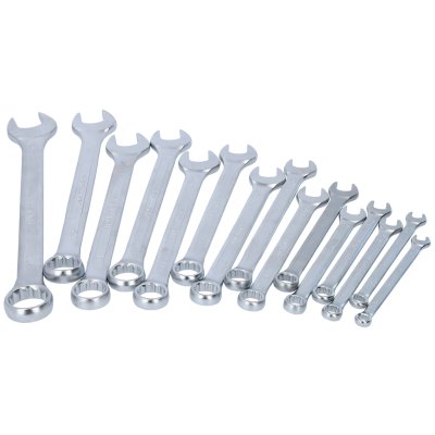 BRILLIANT TOOLS Ring Spanner Set, 6-22mm, 15-piece