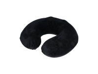 CARPOINT Neck Pillow Memory Foam, Black, 29x28x10cm