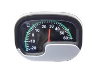 CARPOINT Analog Thermometer Silver/Black