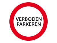 CARPOINT Sign Parking Prohibited, Ø 24cm
