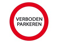 CARPOINT Bord Parkeren Verboden, Ø 24cm