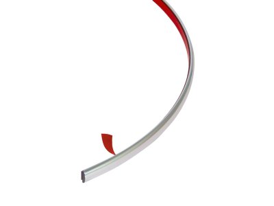 CARPOINT Decoration Strip Chrome Trim 9mm Adhesive, 8m