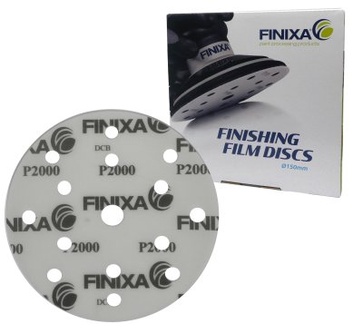 FINIXA Finishing Film Sanding Discs, Ø 150mm, 15 Holes, P2500 (50pcs) | FINIXA Sfde 2500