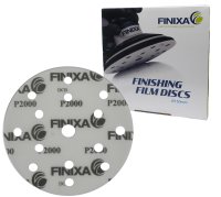 FINIXA Finishing Film Sanding Discs, Ø 150mm, 15 Holes, P2500 (50pcs) | FINIXA Sfde 2500