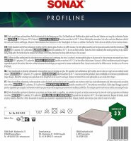 SONAX Profiline Microfibre Cloth Glass, 40x40cm (3st)