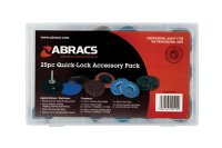 ABRACS Assortiment Quick-lock 50mm Met Accessoires, 25dlg