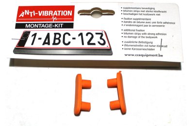 CARACC  Kit Anti-vibration Pour Les Titulaires De Plaques D'immatriculation