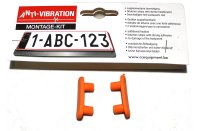 CARACC  Kit Anti-vibration Pour Les Titulaires De Plaques D'immatriculation