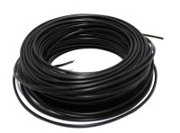 Cable PVC 0.75mm²x100m Black, 1-core