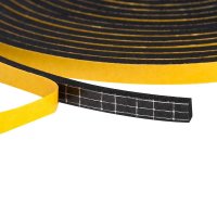 Epdm Cell Rubber Adhesive/foam Tape, 10mm Wide X 5mm Thick, 20m Long