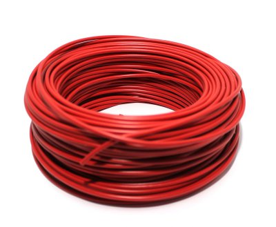 Câble Pvc 2.5mm²x50m Rouge